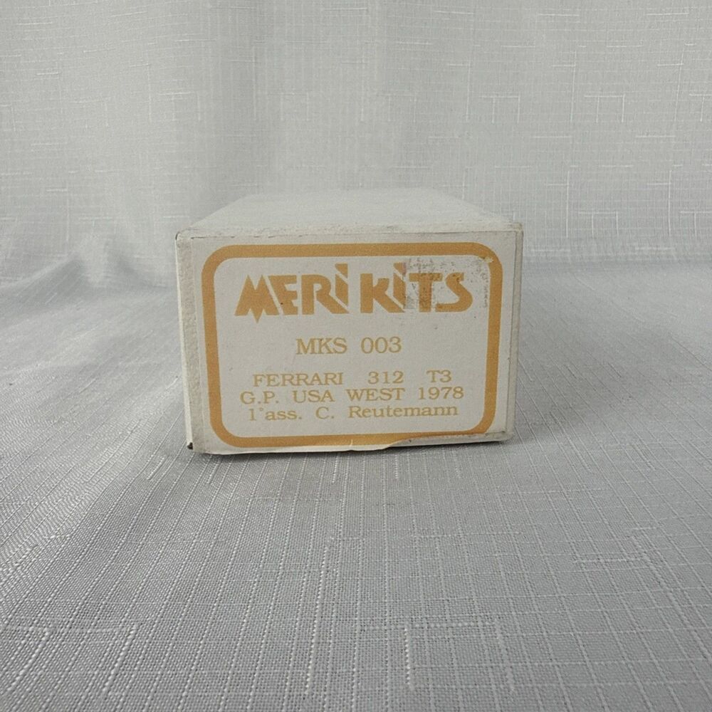 MERI KITS 1:43 1978 ferrari 312 t3 reuteman G.P. USA MKS003